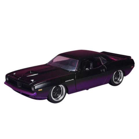 Jada 1:24 Scale Pink Slips 1973 Plymouth Barracuda Diecast Vehicle