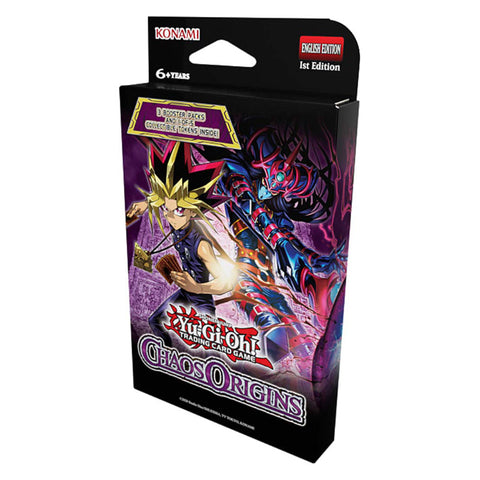 Konami YuGiOh! Chaos Origins 3-Booster Tuckbox