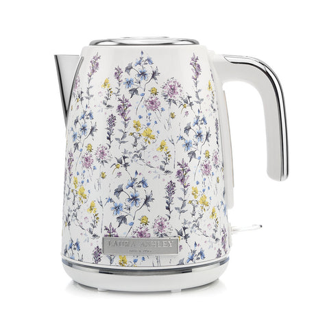 Laura Ashley  1.7L Jug Electric Kettle Stainless Steel (Wild Meadow)