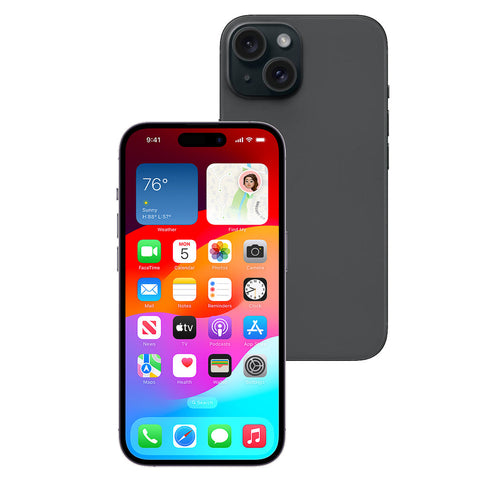 Apple iPhone 15 128GB (Black) [~Refurbished: Very good]