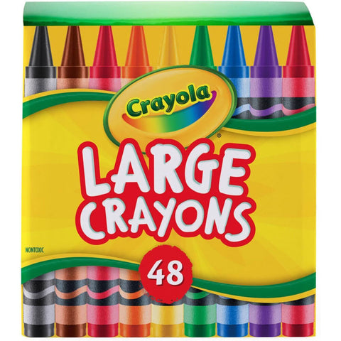 Crayola Large Crayons Share Pack Colouring Art and Craft Tools 48pc