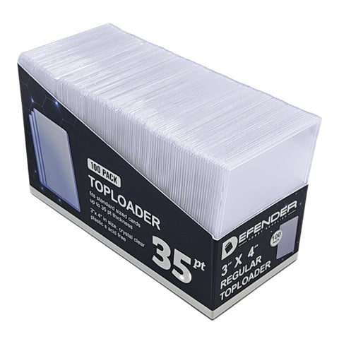 Defender 35PT Toploaders 100 Pack