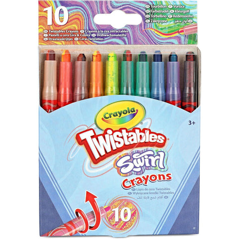 Crayola Twistables Swirl Mini Crayons Colouring Tools Craft Kit 10pc