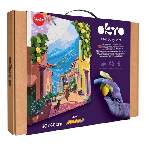 Okto 3D Modeling+Painting Kit 30x40cm - Lemon Weekend