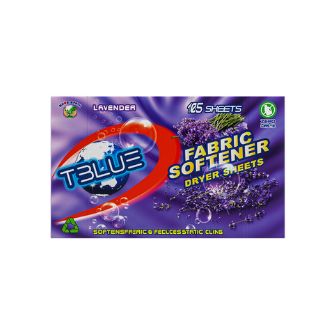 TBLUE Fabric Softener Dryer Sheet Lavender (105 Sheets)