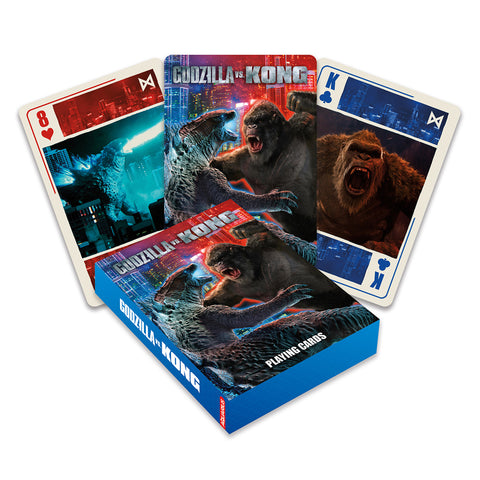 Aquarius Godzilla vs Kong Playing Cards Family Poker Fun Gaming Standard Deck