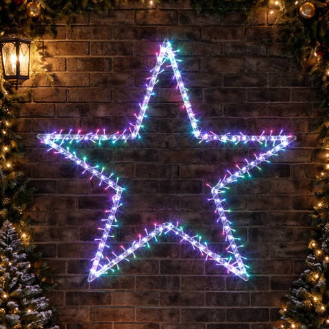 Lexi Lighting 1M Star with shooting Effect - Candy Colour + White