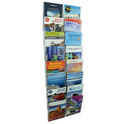 Esselte Cliplock Brochure Holder 16 Pockets A4