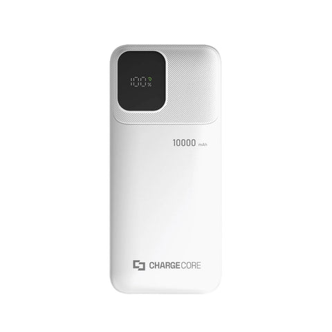 ChargeCore LiFePO4 Power Bank – 10000mAh 20W Fast Charge (White)