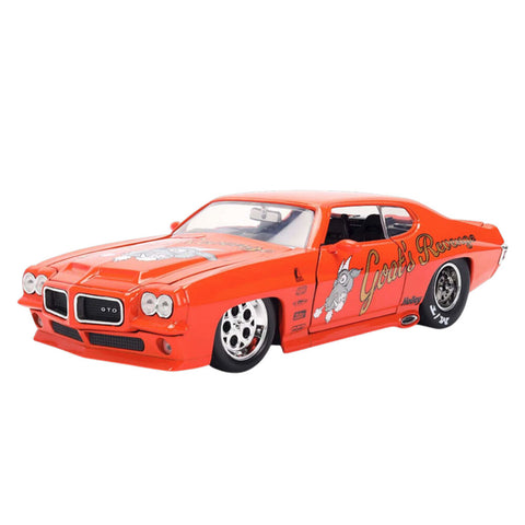 Jada 1:24 Scale Big Time Muscle 1971 Pontiac GTO Diecast Car Model