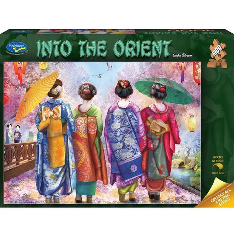 Holdson 1000pc Into the Orient Geisha Blossom Puzzle