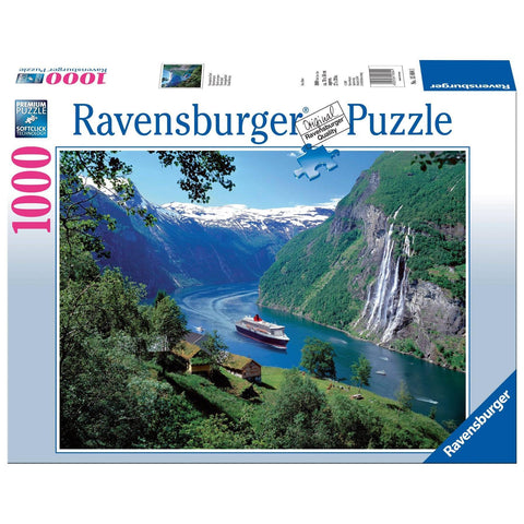 Ravensburger 1000pc Norwegian Fjord Puzzle
