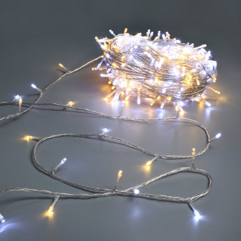 Lexi Lighting 520 LED Connectable Fairy Lights - Warm White/White