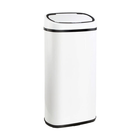 Devanti 68L Motion Sensor Bin Rubbish Automatic White