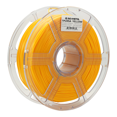3D META TPU95A 3D Printing Filament - 1kg - Yellow