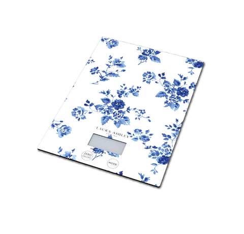 Laura Ashley Rectangle Glass Digital Kitchen Scale (China Rose)