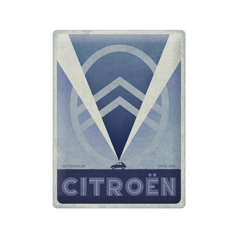 Nostalgic-Art Citroen Since 1919 30x40cm Large Metal Tin Sign Plaque