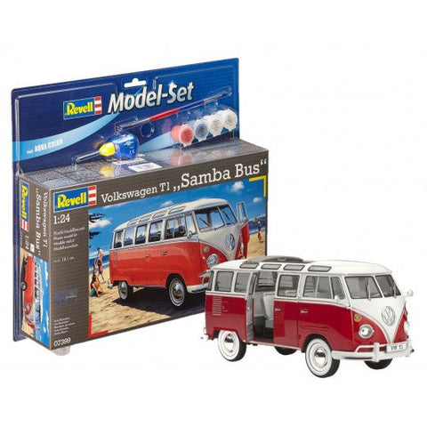 Revell 1/24 Volkswagen T1 Samba Bus Model Set