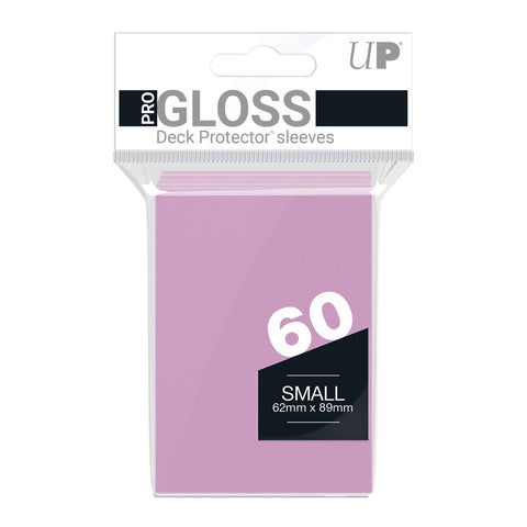 Ultra Pro: UP82969 PRO-Gloss 60ct Small Deck Protector sleeves (Pink)