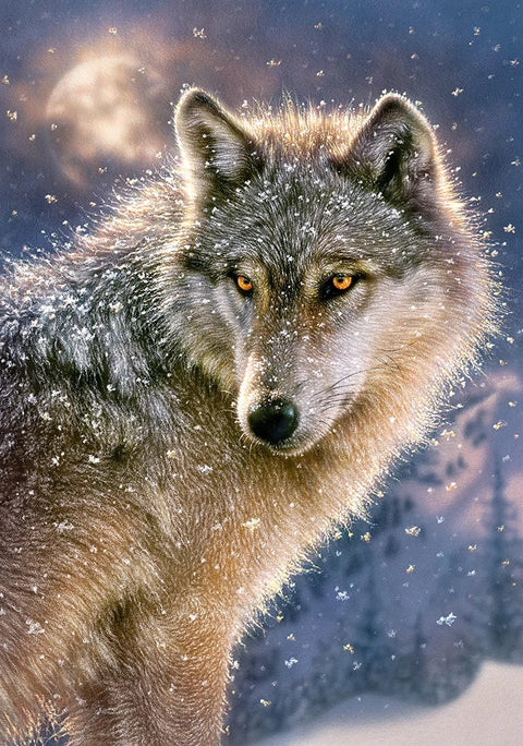 Castorland 500-Pieces Lone Wolf Puzzle
