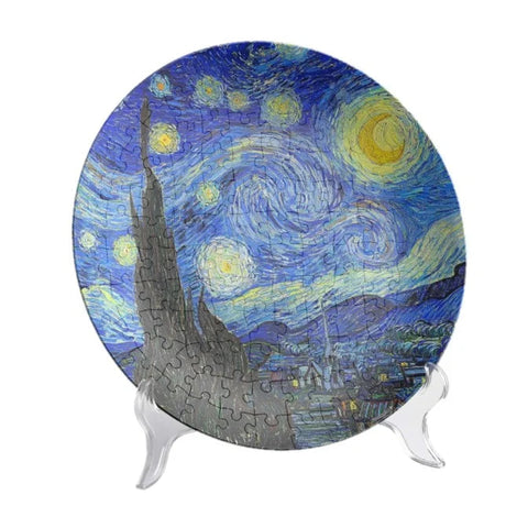 Pintoo 3D Plate Van Gogh Starry Night Puzzle