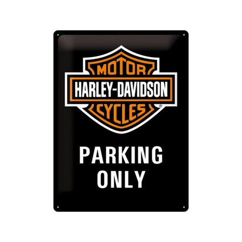Nostalgic-Art Harley-Davidson Parking Only 30x40cm Large Metal Tin Sign Plaque