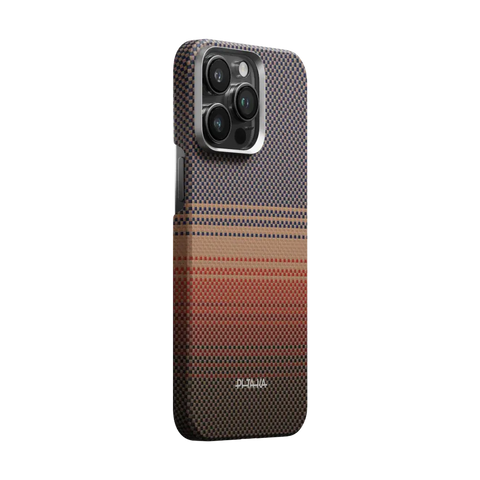 PITAKA Aramid Fibre Ultra-Slim Case for iPhone 15 Pro (Sunset)
