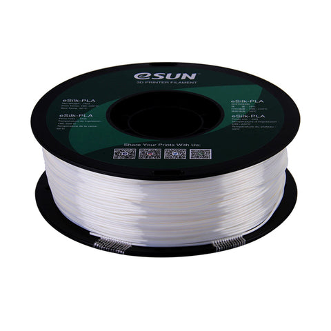 eSun Silk PLA 3D Print Filament 1.75mm 1kg - White