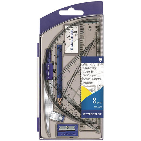 Staedtler 550 Noris Club School Maths Set 8 Piece