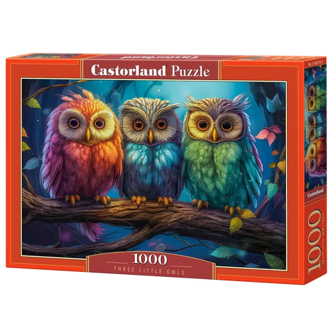 Castorland 1000-Pieces Three Little Owls Puzzle