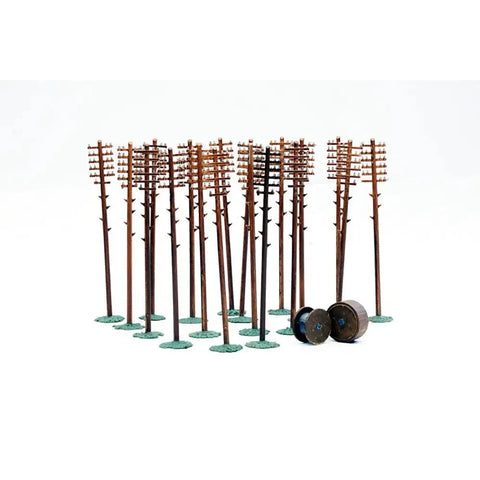 Dapol OO Telegraph Poles Kit (20 in Pack)