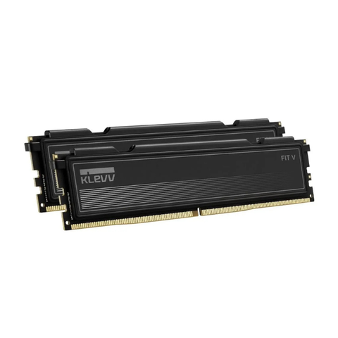 KLEVV FIT V 16GB (2 x 8GB) DDR5-6000 CL30 Desktop RAM - Jet Black