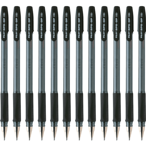 Pilot BPS-GP Box 12 Ballpoint Pen Extra Broad 1.6mm (Black)
