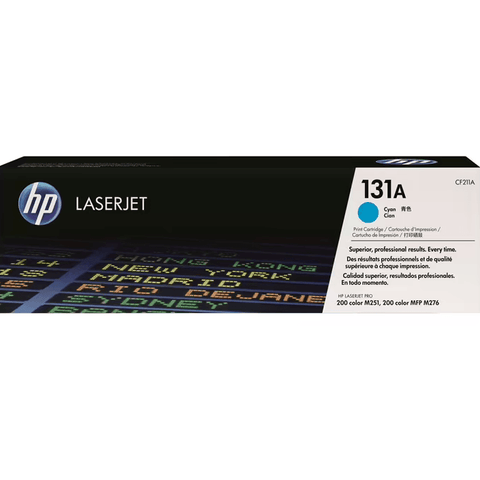 HP 131A Toner Ink Cartridge Cyan CF211A LaserJet Genuine