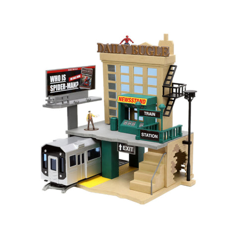 Jada Spider-Man Comics New York City Deluxe Nano Scene with 2-Figures