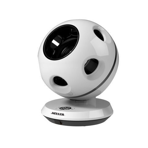 Heller Turbo Circulating Fan DC Oscillating 10m Airflow Child Safe White
