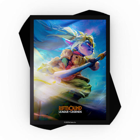 Universus Riftbound: League of Legends TCG - Unleashed Art Sleeves: Poppy, Keeper of the Hammer