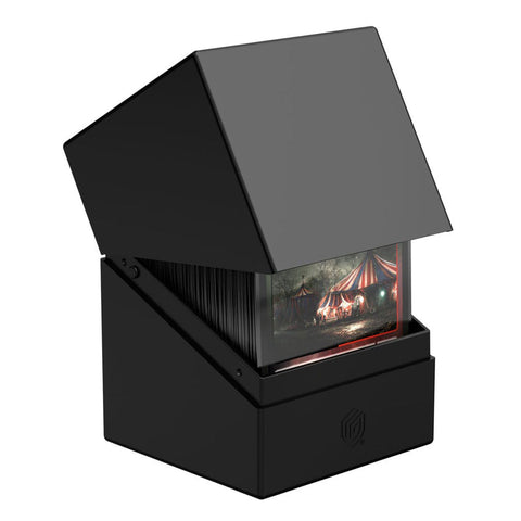 Ultimate Guard Boulder 100+ Trading Card Deck Box (Solid Black)