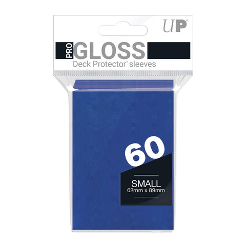Ultra Pro: UP82965 PRO-Gloss 60ct Small Deck Protector sleeves (Blue)