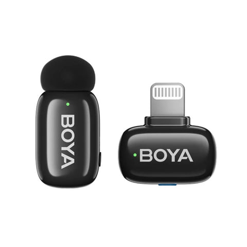 BOYA Mini 2 Dual Wireless Microphone - Lightning (Black)