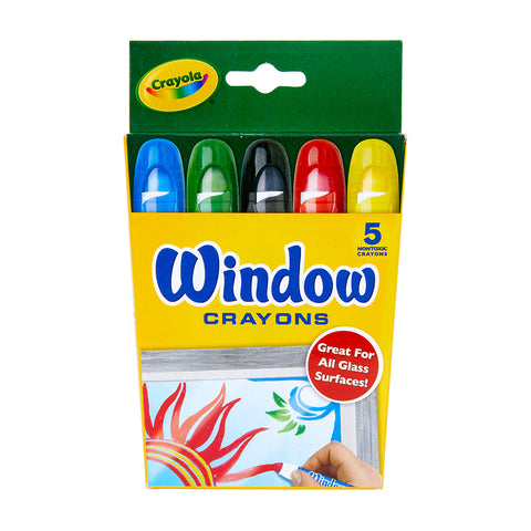Crayola Kids Creative Washable Window Crayons (5-Piece)