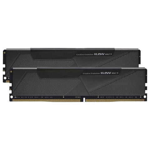 KLEVV Bolt X 32GB (2 x 16GB) DDR4 3200MHz CL16 Desktop RAM – Black