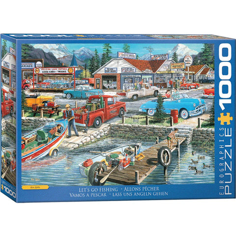 Eurographics 1000-Pieces Let's Go Fishing Puzzle