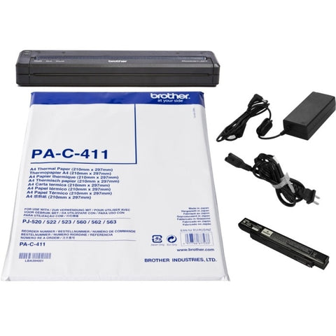 Brother PJ-722 PocketJet Mobile Printer Portable Bundle Pack