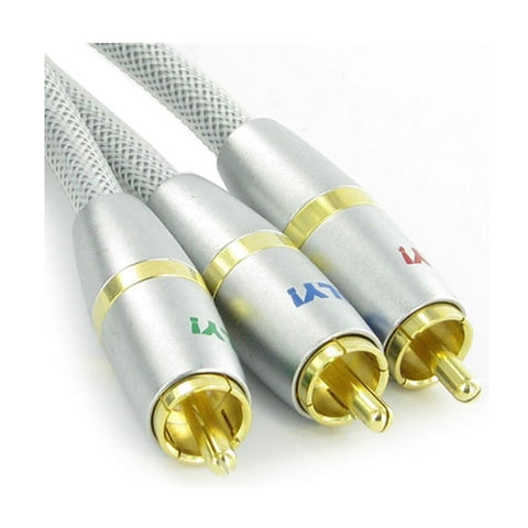 10m Ugly Ultra Premium Component RGB Video Cable RCA 75 Ohm Shielded OFC