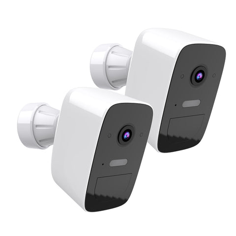 Connect SmartHome 2K Outdoor Security Camera Twin Pack (White)