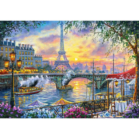 Castorland 500-Pieces Tea Time In Paris Puzzle