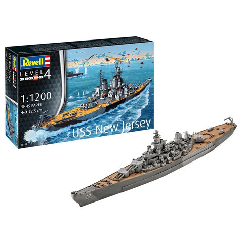 Revell 1/1200 Battleship USS New Jersey