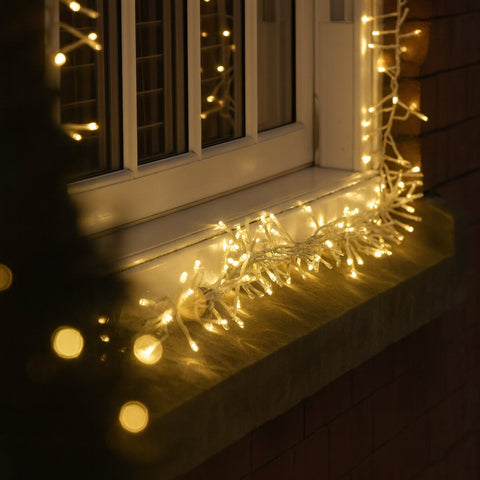 Lexi Lighting 10m Crazy Twinkle Cluster Christmas Lights