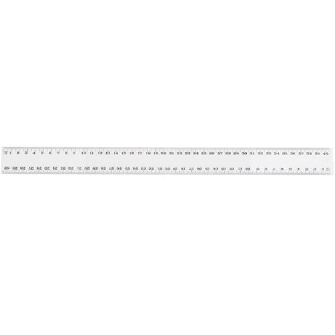 Celco Plastic Ruler 400mm 40cm Clear Pack 36
